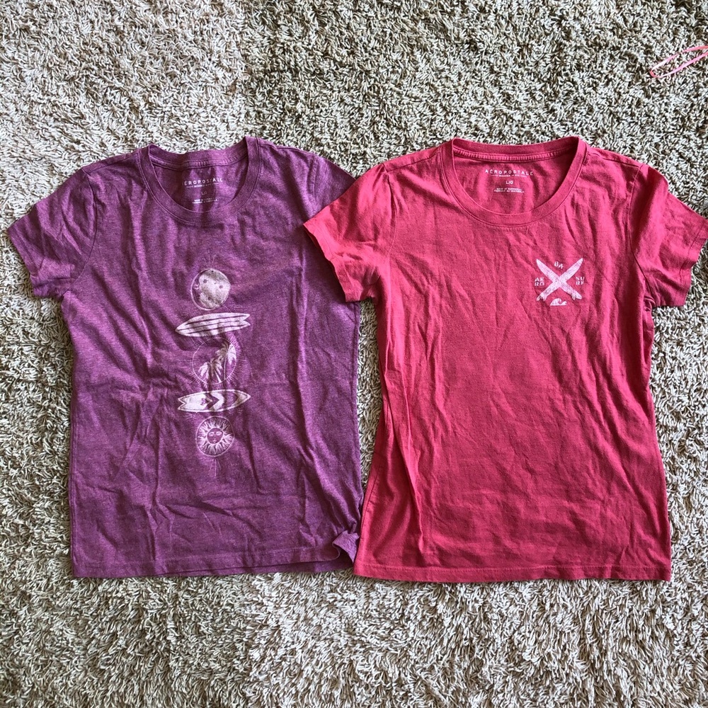 3/30 aeropostale surf tee bundle 🏄‍♀️
